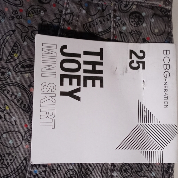 2/$20 BCBG Generation Denim Skirt, Gray Skirt - Picture 11 of 13